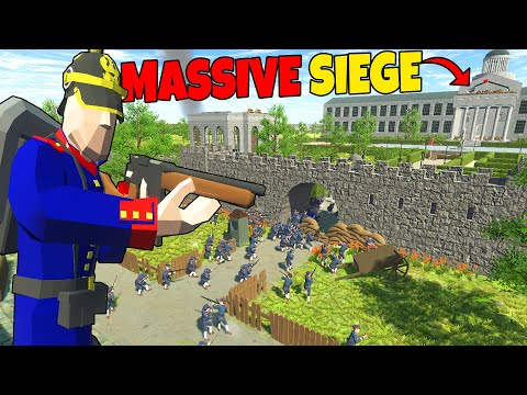LARGEST Ravenfield CASTLE SIEGE Defense EVER! – Ravenfield: Battle Simulator