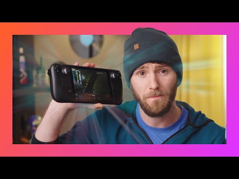 Linus just DROPPED his BRAND NEW Steam Deck… video