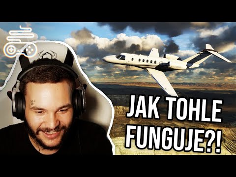 Lítám nad Prahou, Plzní a Kaznějovem – Microsoft Flight Simulator