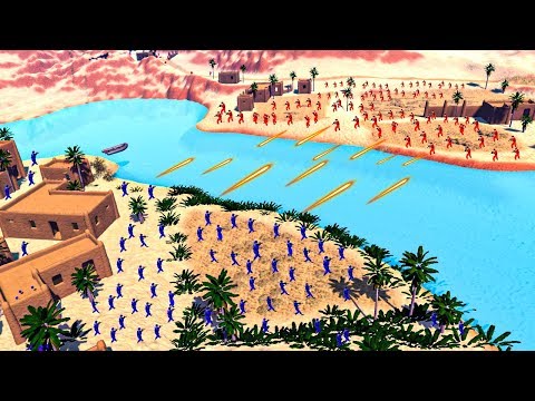 Massive Battle at the Incredible New Desert Oasis Map in Ravenfield!