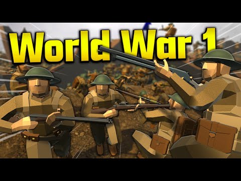 Massive WW1 TRENCH CHARGE!? WW1 Ravenfield Mod Gameplay