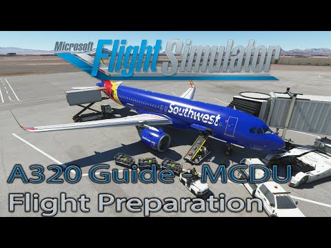 Microsoft Flight Simulator 2020 | Airbus A320Neo | Flight Preparation | Entering Flight Plan | MCDU