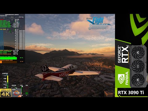 Microsoft Flight Simulator Max Settings 4K | RTX 3090 Ti | Ryzen 9 5950X