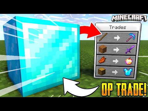 Minecraft But Blocks Trade OP Items!