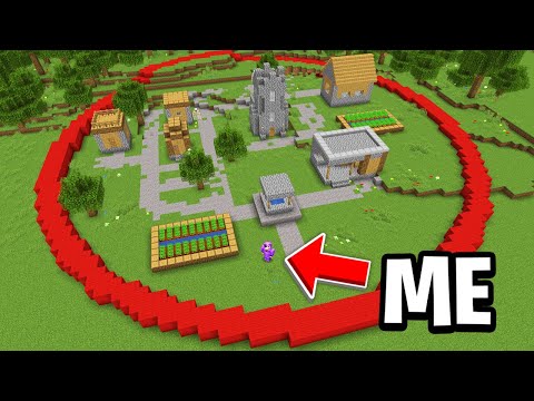 Minecraft, But I Can't Leave This Circle…