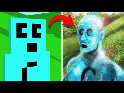 Minecraft but it gets more Realistic