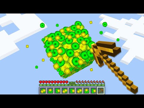 Minecraft, But It's Only 1 XP Block…