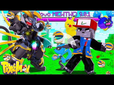 Minecraft : Pokemon Serie S #6 – ESSE É O NOVO MEWTWO DO PIXELMON DE 0,001% DE CHANCE DE NASCER!