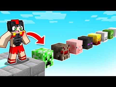 MINECRAFT: ¡Sobrevive al SKYBLOCK de MOBS PELIGROSOS! ☠️😱 INVICTOR