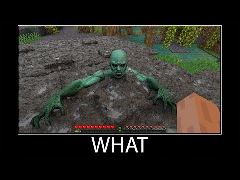 Minecraft wait what meme part 124 realistic minecraft Mud