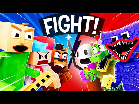 MONTY STARTS A FIGHT CLUB!! [ ENDING A ] – Minecraft FNAF Animation