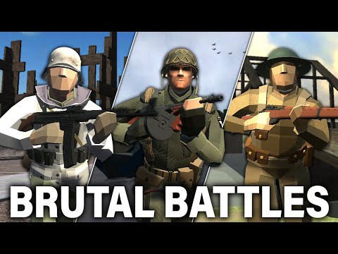 Most Brutal WW2 Battles!? Ravenfield WW2 Battle Simulations! Ravenfield Mod Gameplay