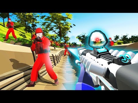 NEW LASER RIFLE vs TRENCH WARFARE IN RAVENFIELD (Ravenfield Funny Gameplay)