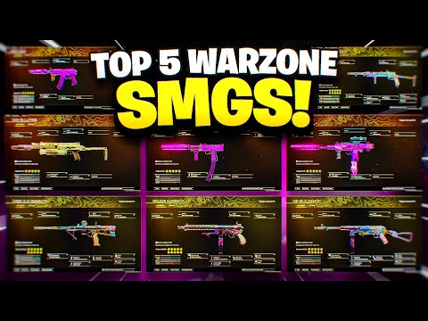 *NEW* TOP 5 BEST SMG LOADOUTS IN WARZONE!😱 (META CLASS SETUPS)