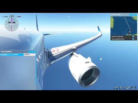Palermo – Milano su Microsoft flight simulator 2020