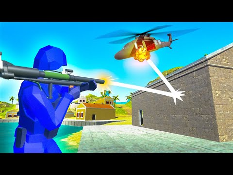 Ravenfield but Every Shot RICOCHETS (Ravenfield Mod Gameplay)