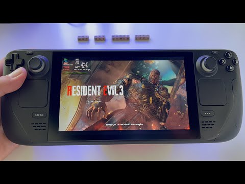 Resident Evil 3 – Steam Deck handheld gameplay