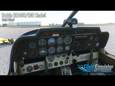 Robin DR400/100 Cadet Cold Start – Microsoft Flight Simulator 2020