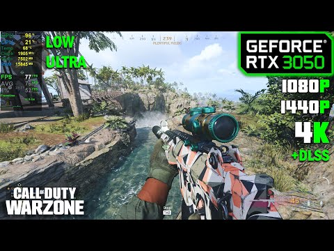 RTX 3050 | COD Warzone Pacific – 1080p, 1440p, 4K – Low & Ultra