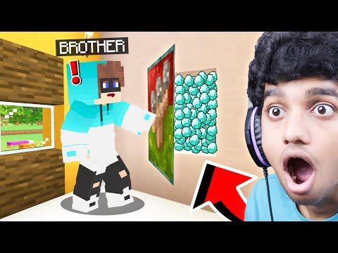 SAVE DIAMONDS FROM BROTHER IN MINECRAFT