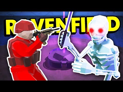 SKELETON INVASION vs FORT IN RAVENFIELD (Ravenfield Funny Gameplay)