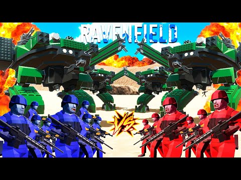SOLDADOS Y ULTRA ROBOTS DE COMBATE | RAVENFIELD