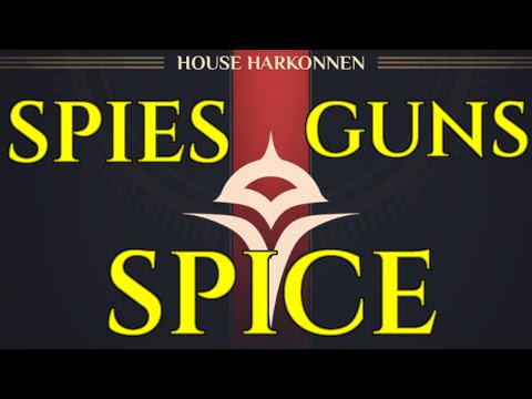 SPIES, SPICE AND GUNS Harkonnen Gameplay Dune Spice Wars 01