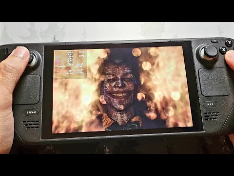 STEAM DECK – Batman: Arkham Knight – High Settings Gameplay