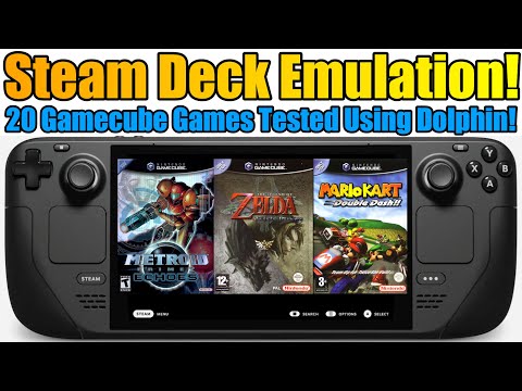 Steam Deck Emulation – 20 Nintendo Gamecube Games Tested – Using Dolphin Emulator  + EmuDeck!