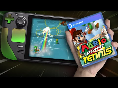 STEAM DECK ft. Mario Power Tennis