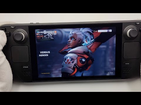 Steam Deck Gameplay – Overwatch 2 Beta + 40Hz Mode – SteamOS
