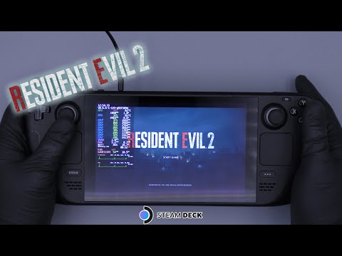 Steam Deck Gameplay | Resident Evil 2 | Steam OS | 4K RE2