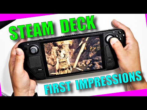 Steam Deck is HERE! Rambling through my first impressions of this awesome Portable PC!