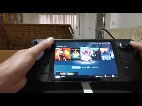 Steam Deck – První spuštění, aktualizace systému a instalace hry