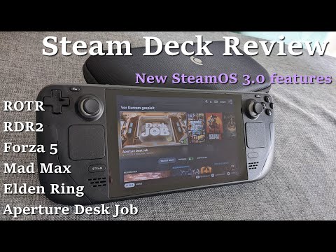 Steam Deck Review / SteamOS 3.0 + Game Benchmarks (check description for the fixed video)