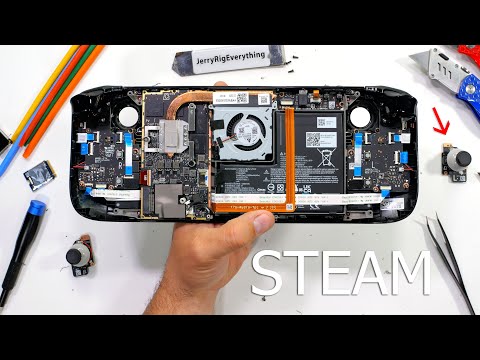Steam Deck Teardown! – There's a secret inside the track pad…