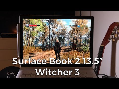Surface Book 2 13.5" GTX 1050 Gaming – The Witcher 3 Wild Hunt