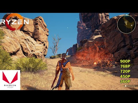 Tales of Arise – 900P, 768P, 720P, 450P, 360P – AMD Ryzen 5 2500U | Vega 8 –