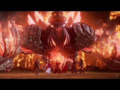 Tales Of Arise PC Playthrough Part 33 – Berg Volcano & Efreet Malum Boss Fight (Hard)