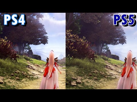 Tales of arise Ps5   vs   Ps4  comparison ( 4K )