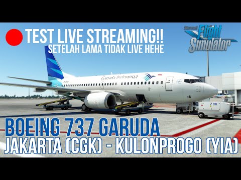 TES LIVE STREAMING! Flight Jakarta CGK to Kulonprogo YIA – Microsoft Flight Simulator 2020 Indonesia