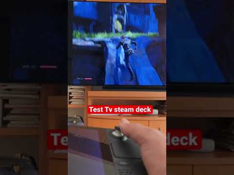Test Steam Deck en la Television 55" Plasma 👍