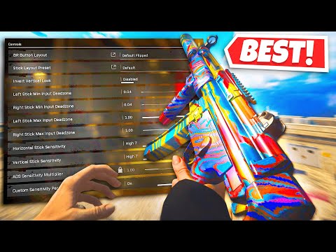 the #1 BEST Warzone Controller Settings on Rebirth Island