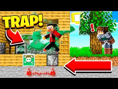 The ULTIMATE POISON TRAP in Camp Minecraft!
