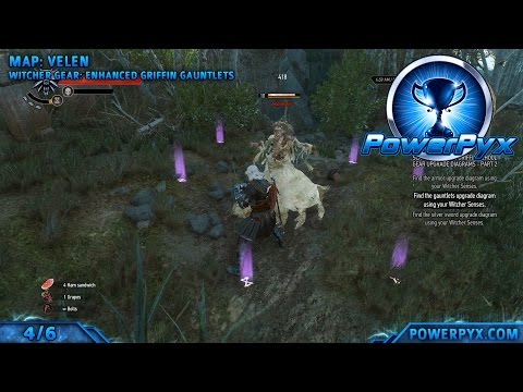 The Witcher 3 Wild Hunt – Enhanced Griffin Witcher Gear Set Locations (Upgrade Diagrams)