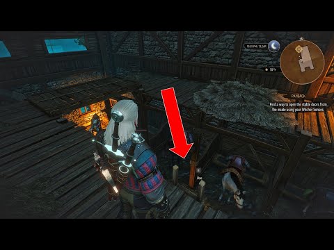 The Witcher 3 : Wild Hunt | Sneak into the stablea