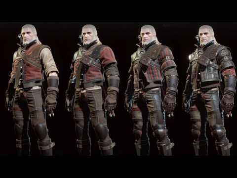 The Witcher 3 Wild Hunt – Wolf Witcher Gear Set Showcase (Normal, Enhanced, Superior, Mastercrafted)