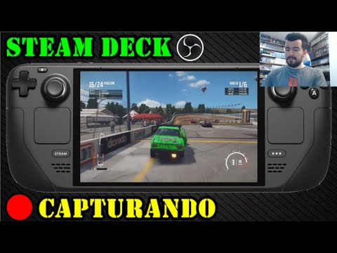 UNA NOCHE EN STEAM DECK 🖥️ Pruebo varios juegos capturando con OBS desde la PROPIA DECK