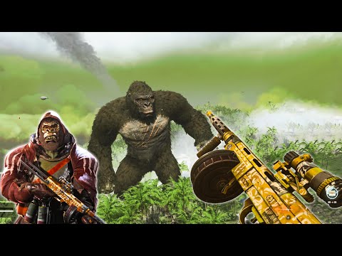 Warzone Godzilla vs King Kong Squad Win Gameplay (No Commentary)