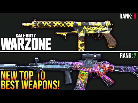WARZONE: New Top 10 BEST META WEAPONS Ranked! (WARZONE Best Loadouts)